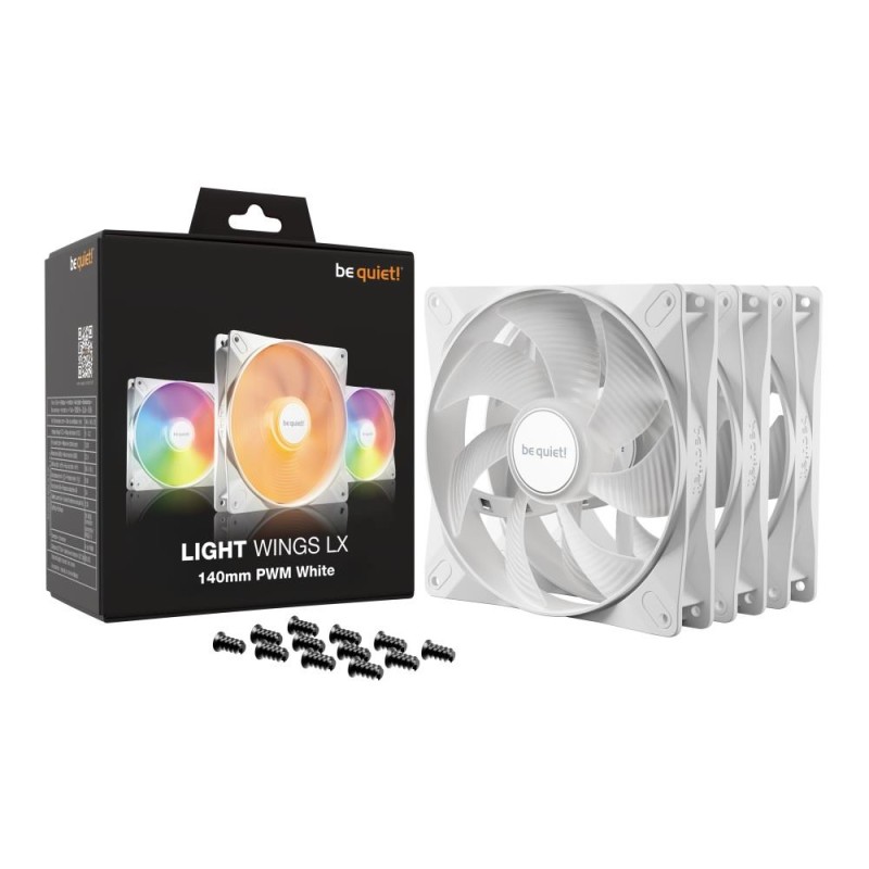 Wentylator be quiet! Light Wings LX 140mm PWM White Triple P… | PartsPC.pl