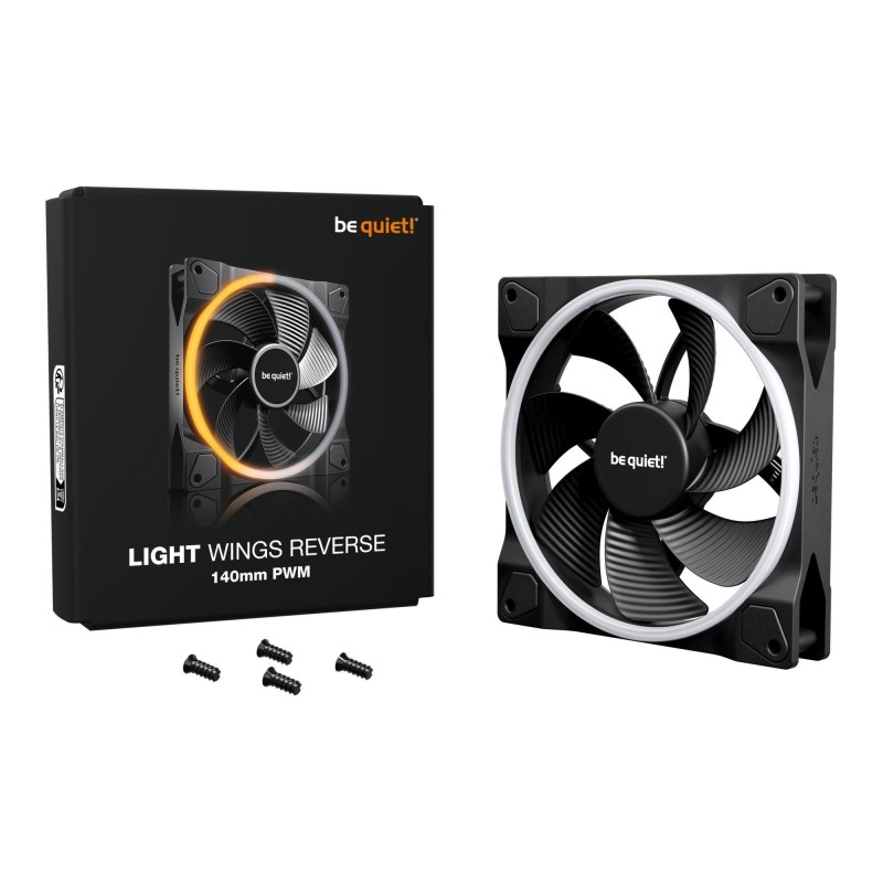 Wentylator be quiet! Light Wings 140mm PWM Reverse Black | PartsPC.pl