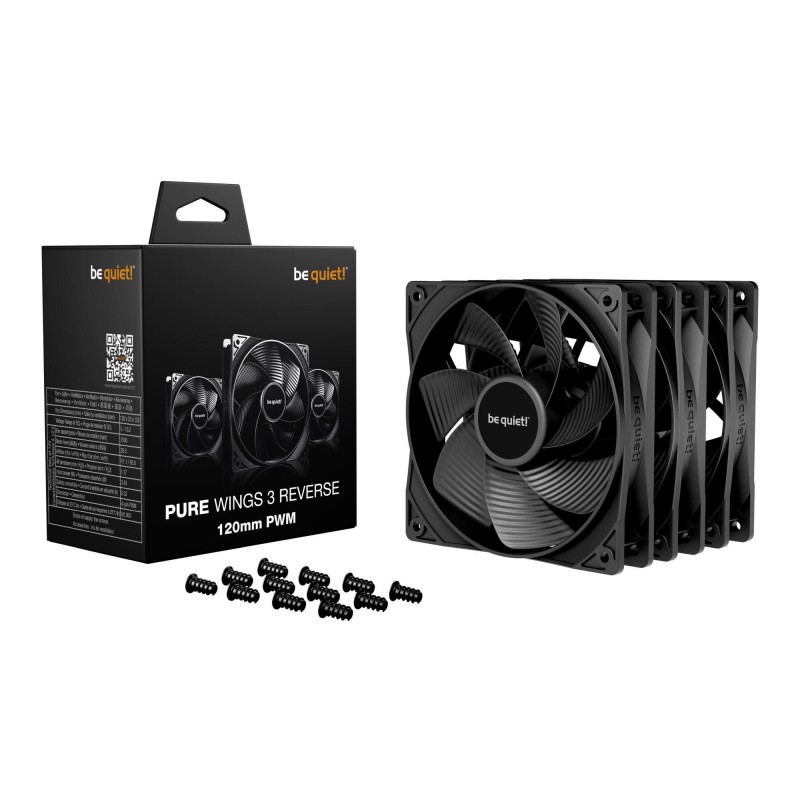 Wentylator be quiet! Pure Wings 3 120mm PWM Reverse Black Tr… | PartsPC.pl
