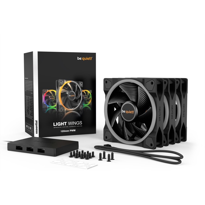 Wentylator be quiet! Light Wings 120mm PWM Triple Pack | PartsPC.pl