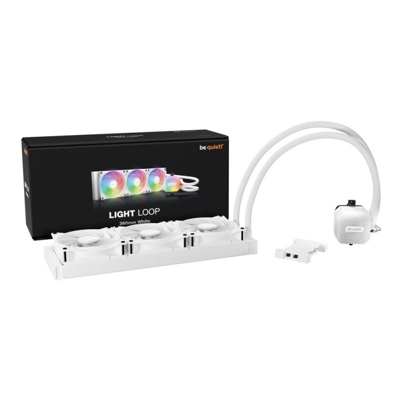 Chłodzenie wodne be quiet! Light Loop BW023 ARGB 360mm białe… | PartsPC.pl