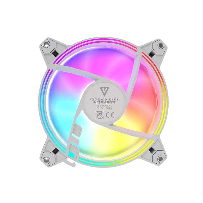 Wentylator Modecom Volcano APEX 120 ARGB REVERSE FAN biały… | PartsPC.pl