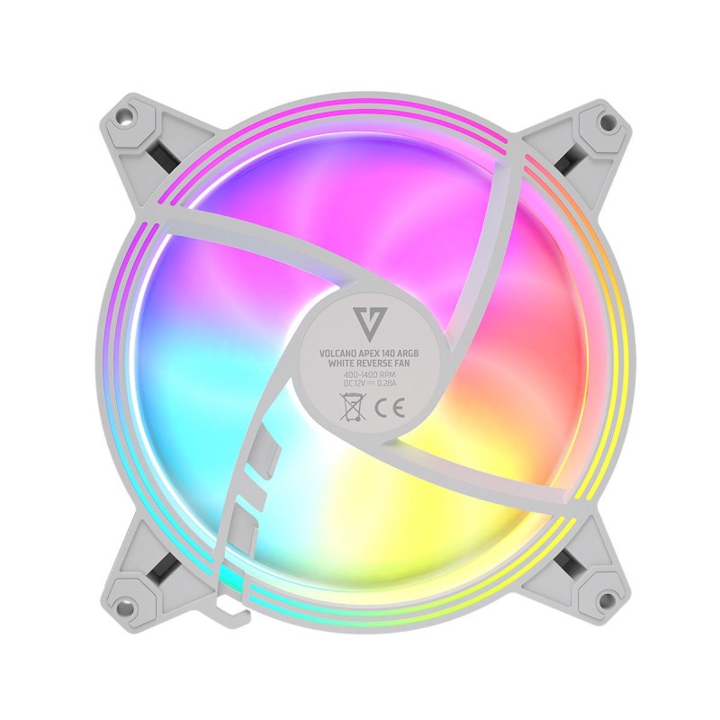 Wentylator Modecom Volcano APEX 140 ARGB REVERSE FAN biały… | PartsPC.pl