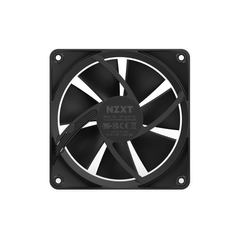 Wentylator NZXT F120 RGB PWM czarny | PartsPC.pl