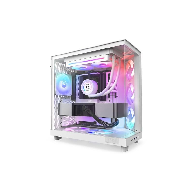 Wentylator NZXT F240 RGB Core PWM Biały