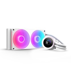Chłodzenie wodne NZXT Kraken Plus 240 RGB LCD białe | PartsPC.pl