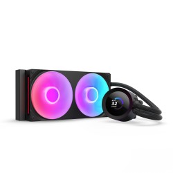 Chłodzenie wodne NZXT Kraken Plus 240 RGB LCD czarne | PartsPC.pl