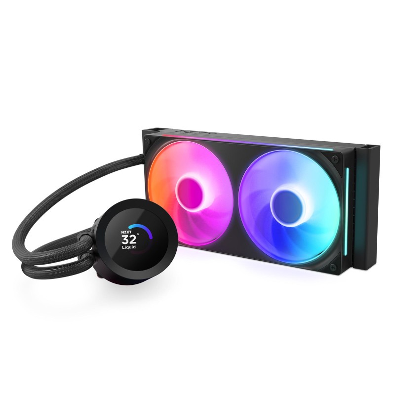 Chłodzenie wodne NZXT Kraken Plus 240 RGB LCD czarne | PartsPC.pl