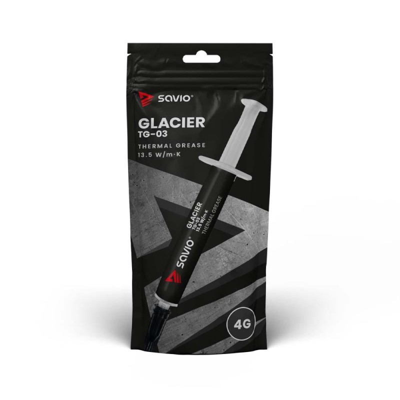 Pasta termoprzewodząca SAVIO TG-03 4G, 13.5W/m-K, 4g | PartsPC.pl