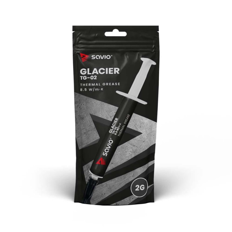 Pasta termoprzewodząca SAVIO TG-02 2G, 8.5W/m-K, 2g | PartsPC.pl