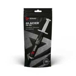 Savio Pasta termoprzewodząca Glacier 13,5 W/mK, 1g TG-03 | PartsPC.pl