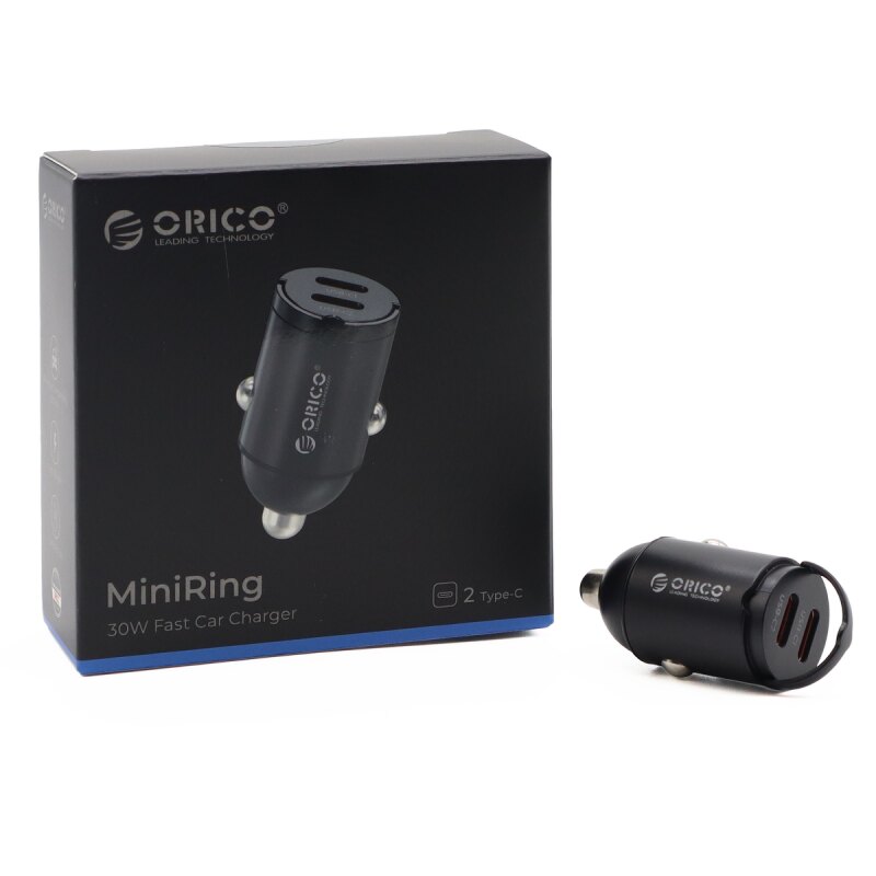 Orico Ładowarka samochodowa, 2 × USB-C, 30W | PartsPC.pl