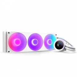 Chłodzenie wodne Kraken plus 360 RGB LCD białe | PartsPC.pl