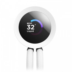 Chłodzenie wodne Kraken plus 360 RGB LCD białe | PartsPC.pl