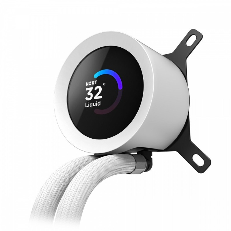 Chłodzenie wodne Kraken plus 360 RGB LCD białe | PartsPC.pl
