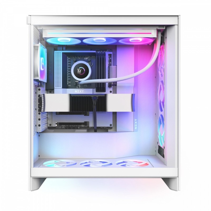 Chłodzenie wodne Kraken plus 360 RGB LCD białe | PartsPC.pl