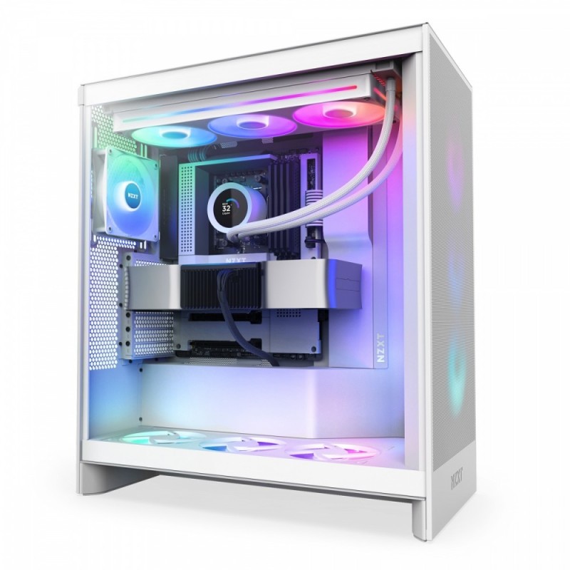 Chłodzenie wodne Kraken plus 360 RGB LCD białe | PartsPC.pl