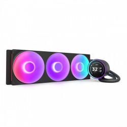 Chłodzenie wodne Kraken elite 420 RGB LCD czarne | PartsPC.pl