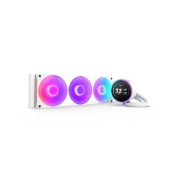 Chłodzenie wodne Kraken elite 360 RGB V2 LCD białe | PartsPC.pl
