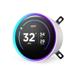 Chłodzenie wodne Kraken elite 360 RGB V2 LCD białe | PartsPC.pl