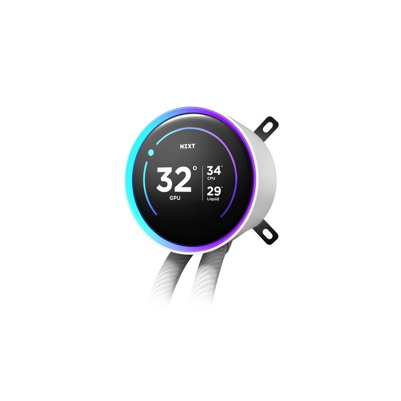 Chłodzenie wodne Kraken elite 360 RGB V2 LCD białe | PartsPC.pl