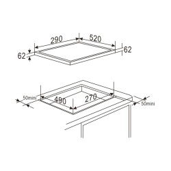 Płyta indukcyjna MPM-30-IM-12/N 30cm | PartsPC.pl