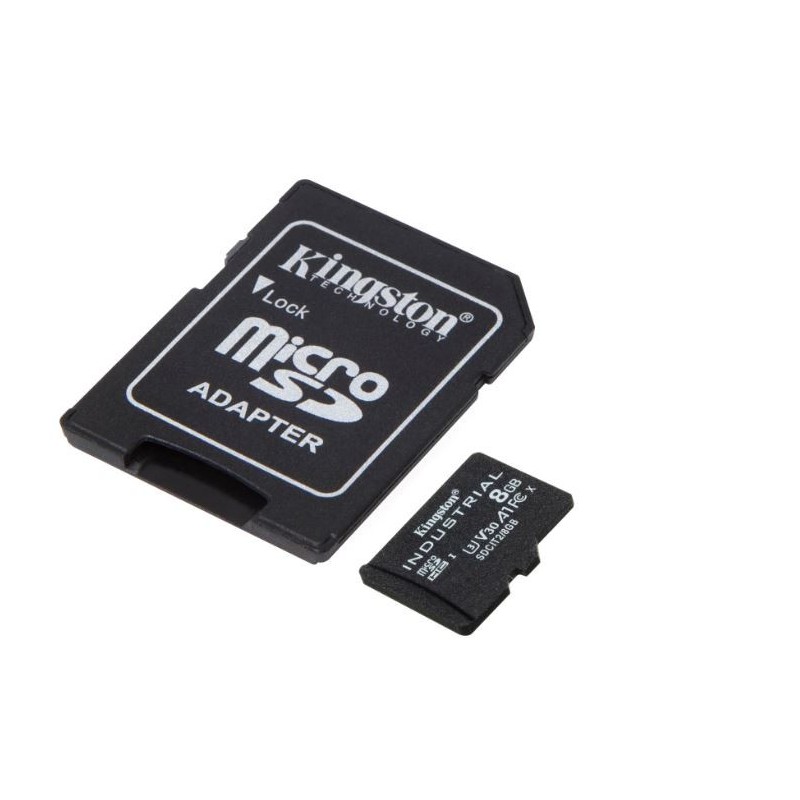 Karta pamięci microSD  8GB CL10 UHS-I Industrial bez adapter… | PartsPC.pl