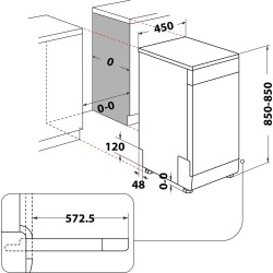 Zmywarka WSFO3T223PCX | PartsPC.pl