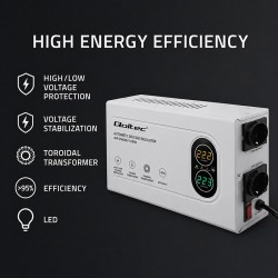 Stabilizator napięcia AVR 2000VA | 1200W | Toroidalny transf… | PartsPC.pl