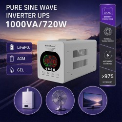 Zasilacz awaryjny UPS Pure Sine Wave | 1000VA/720W | Przetwo… | PartsPC.pl