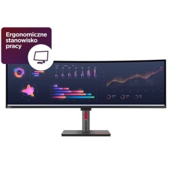 Monitor 49.0 cali ThinkVision P49w-30 WLED 63DBRAT1EU | PartsPC.pl