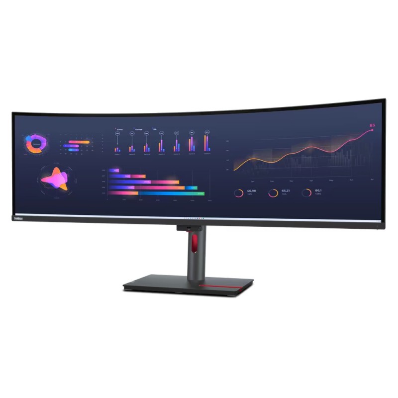 Monitor 49.0 cali ThinkVision P49w-30 WLED 63DBRAT1EU | PartsPC.pl