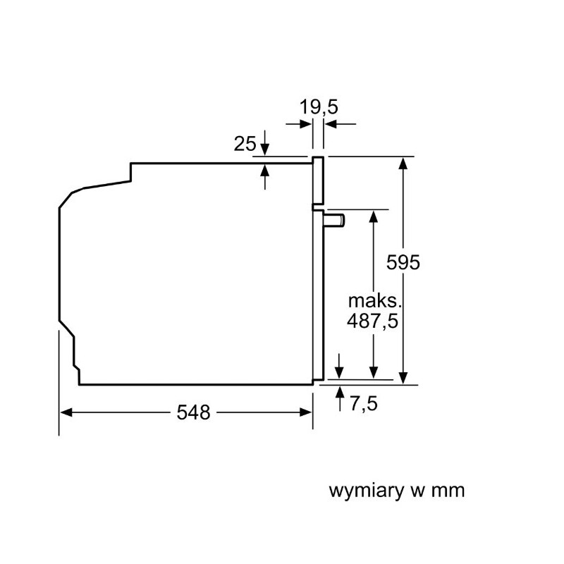 Piekarnik HBA534BW3  biały Serie 4 | PartsPC.pl