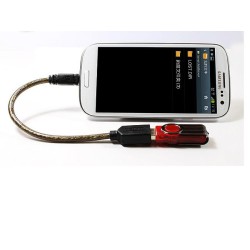 Kabel OTG Unitek Y-C438GBK USB 2.0 AF do microUSB BM | PartsPC.pl