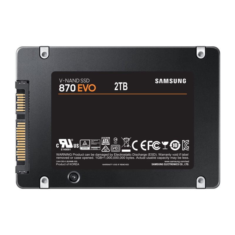 Dysk SSD Samsung 870 EVO 2TB 2,5“ SATA3 (560/530) MZ-77E2T0B… | PartsPC.pl