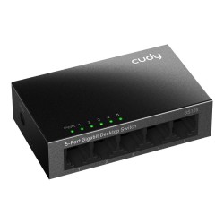 CUDY GS105 | przełącznik sieciowy, 5-portowy, Gigabit, Metalowa obudowa