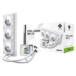 Chłodzenie wodne ASRock Steel Legend 360 LCD 3x120mm | PartsPC.pl