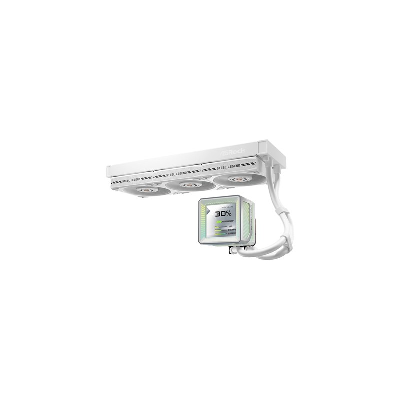 Chłodzenie wodne ASRock Steel Legend 360 LCD 3x120mm | PartsPC.pl