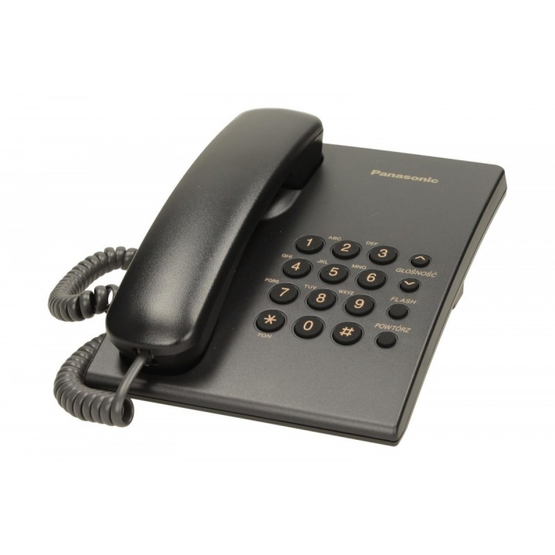 KX-TS500 Black przewodowy | PartsPC.pl