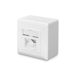 Gniazdo natynkowe kat.6 2xRJ45 ekranowane | PartsPC.pl