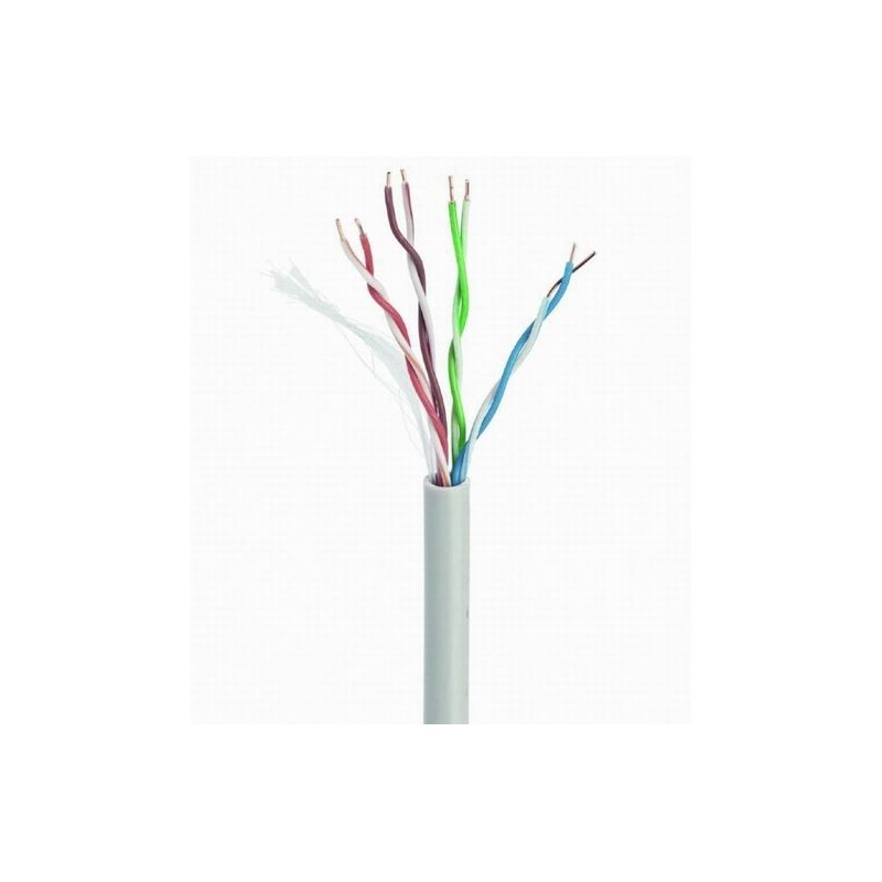 Kabel UTP drut kat. 5e (CCA) 305m szary | PartsPC.pl