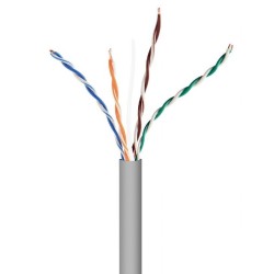 Kabel UTP drut kat. 5e (CCA) 305m szary | PartsPC.pl