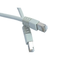 Patch cord ekranowany FTP kat.6 osłonka zal. 7.5M szary | PartsPC.pl