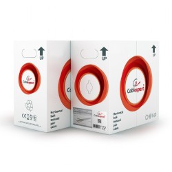Kabel UTP KAT 6 drut AWG24 305m szary | PartsPC.pl