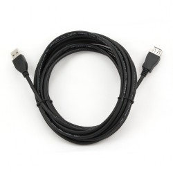 Przedłużacz USB 2.0 typu AM-AF 4.5m czarny | PartsPC.pl