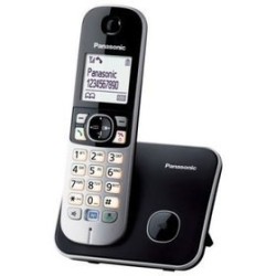 Telefon bezprzewodowy KX-TG6811 dect czarny | PartsPC.pl
