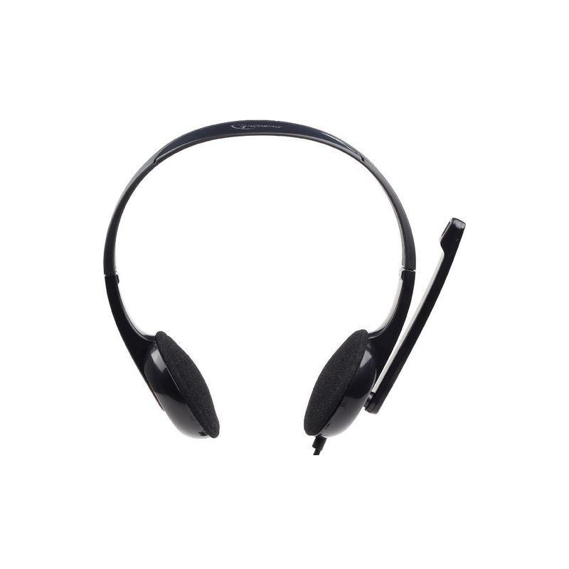Słuchawki z mikrofonem MHS-002 Czarne | PartsPC.pl