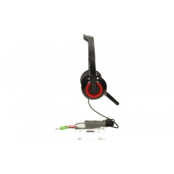 Słuchawki z mikrofonem MHS-002 Czarne | PartsPC.pl