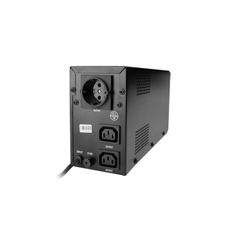 UPS LINE-INTERACTIVE 650VA 2X IEC, 1X SCHUKO 230V, LCD | PartsPC.pl