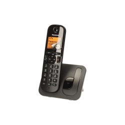 Telefon bezprzewodowy KX-TGC210 dect czarny | PartsPC.pl